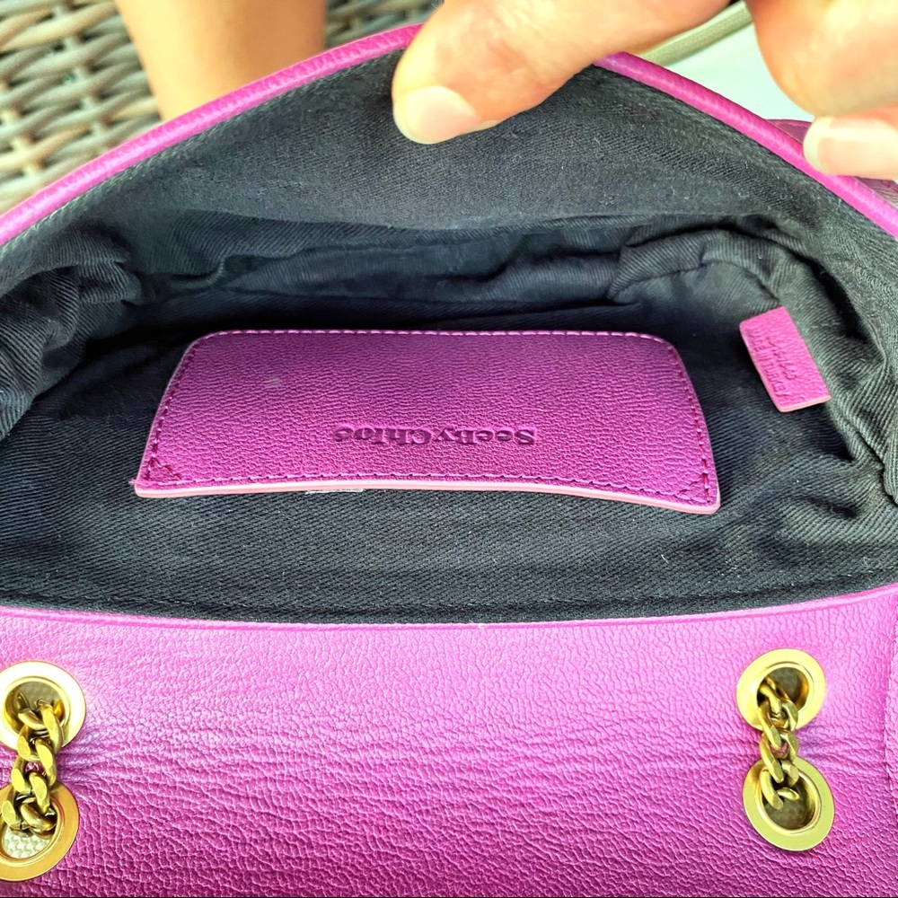 See By Chloe Pulpy Purple Hopper Crossbody EUC - Picture 16 of 16